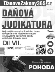 Daňová judikatura Díl VII.