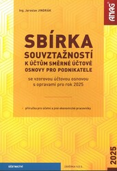 Sbírka souvztažností k účtům směrné účtové osnovy pro podnikatele se vzorovou účtovou osnovou s opravami pro rok 2025