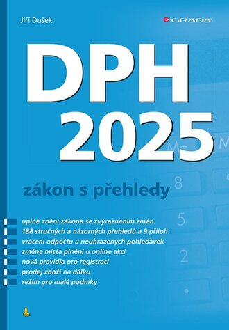 DPH 2025 - zákon s přehledy